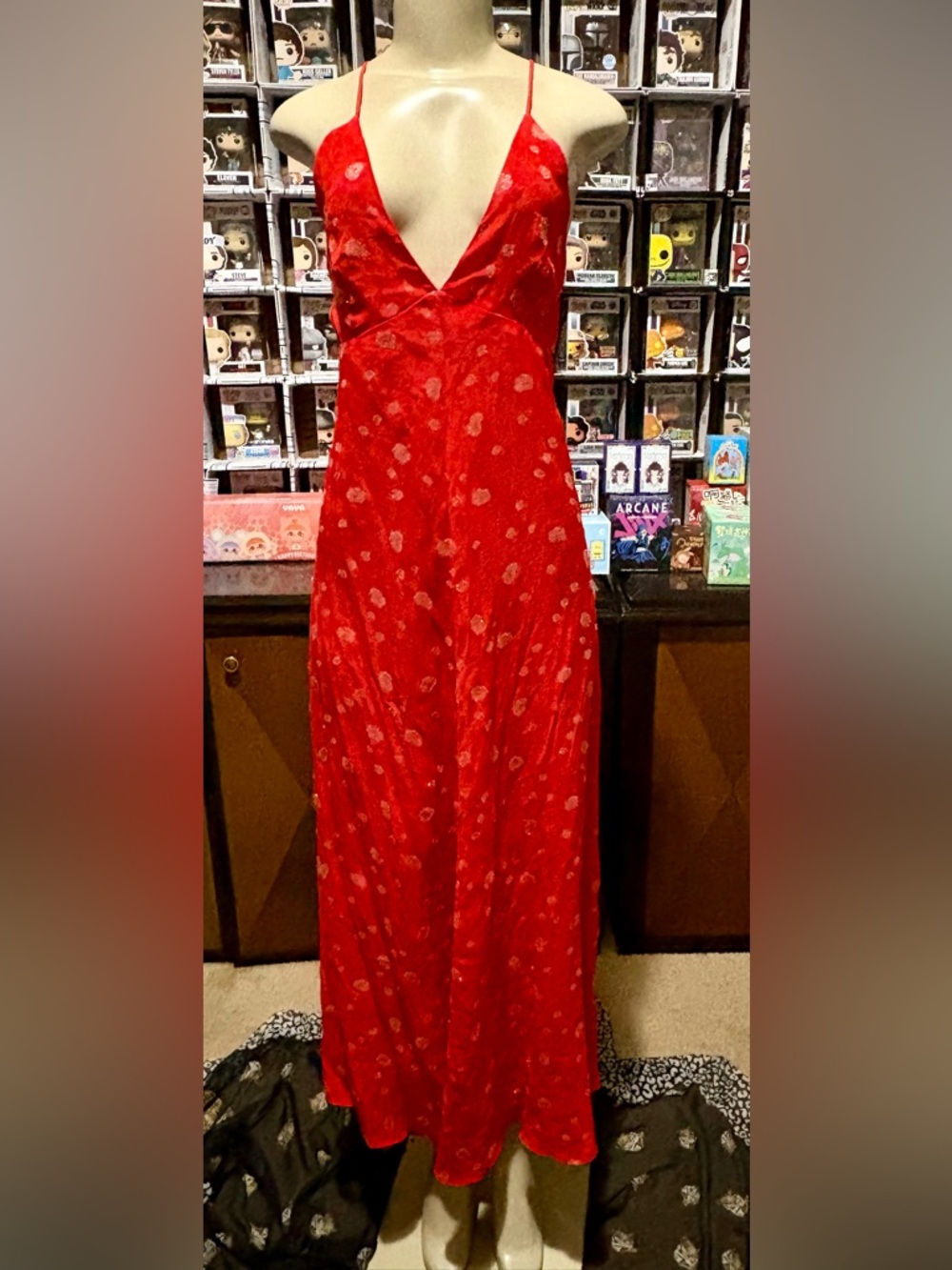 Zara Red Floral Dress